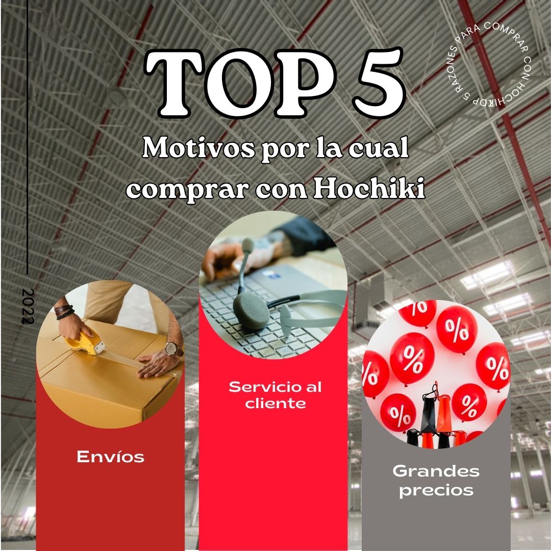 Portada de blog, 5 motivos para comprar con nosotros