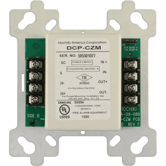 DCP-CZM| Modulo de entrada de zona convencional|Hochiki - Hochiki.Store