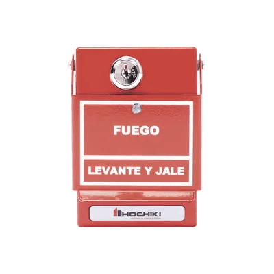 Estación manual direccionable con cerradura de llave|DCP-AMS-KL-LP/S|Hochiki Store - Hochiki.Store